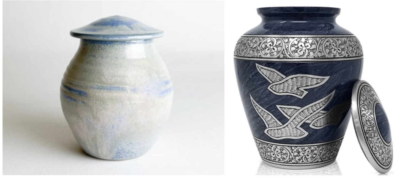 3D-printed ceramic urns for relics